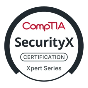CompTIA SecurityX badge